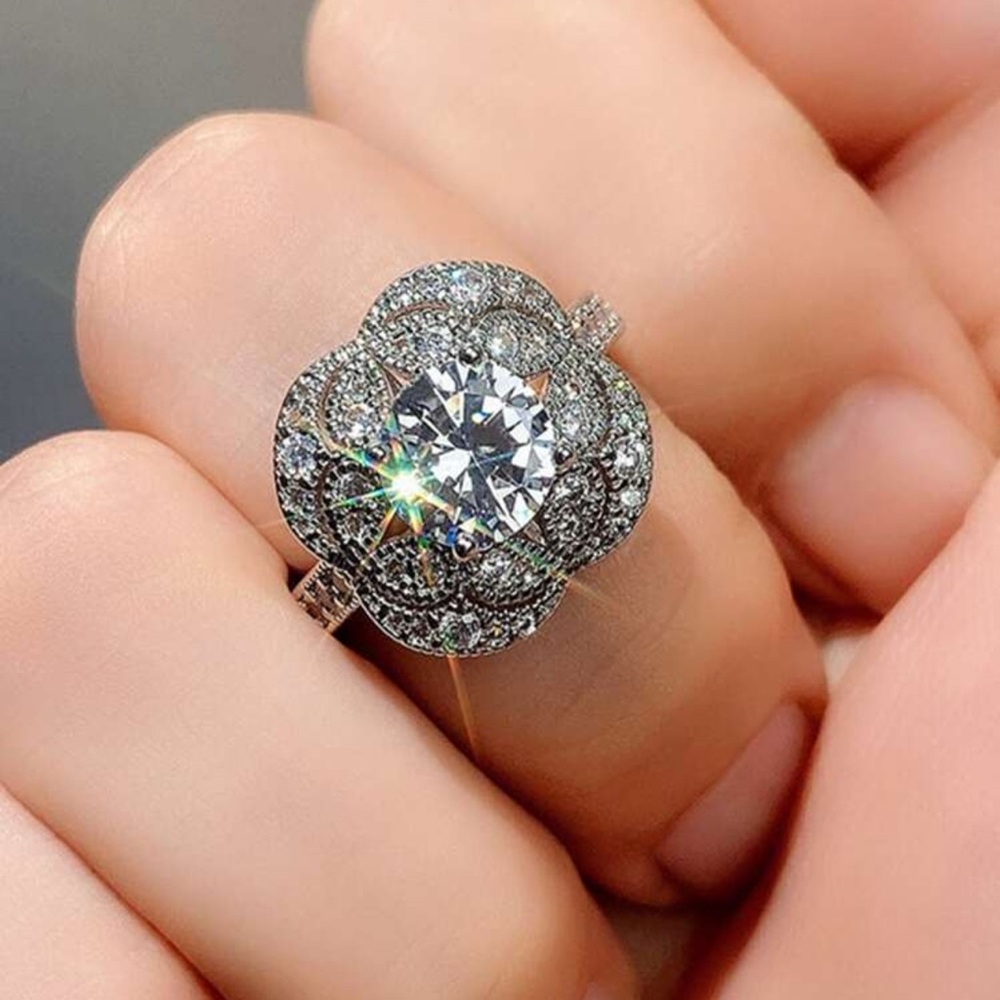 WEDDING RING BRIDAL RING ENGAGMENT RING - Picture 5 of 9